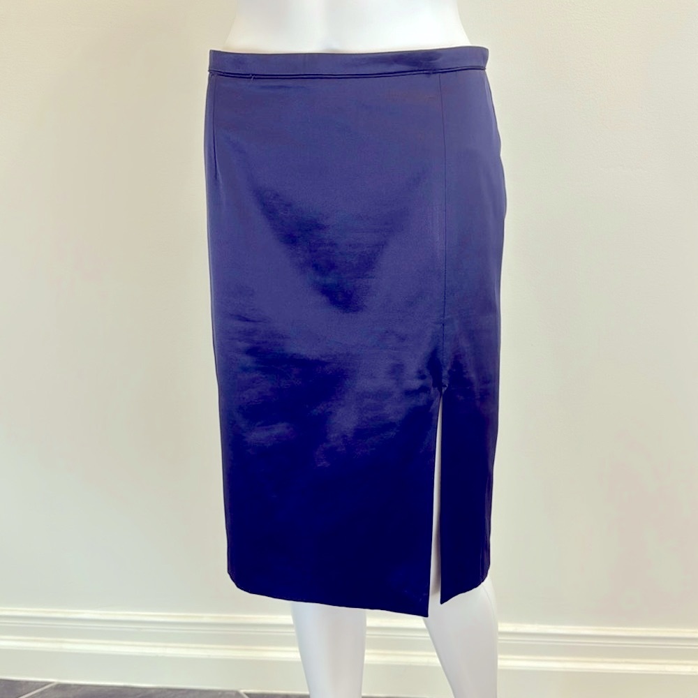 Oodji Satin Effect Pencil Skirt